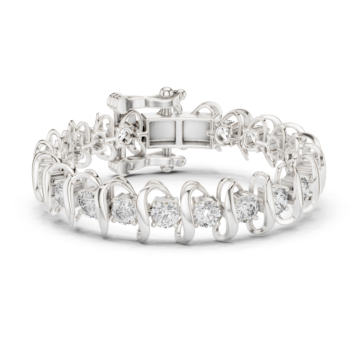 Natural Diamond Tennis Bracelet – 11.00ct H/VS2 Royal Essence Luxe Edition
