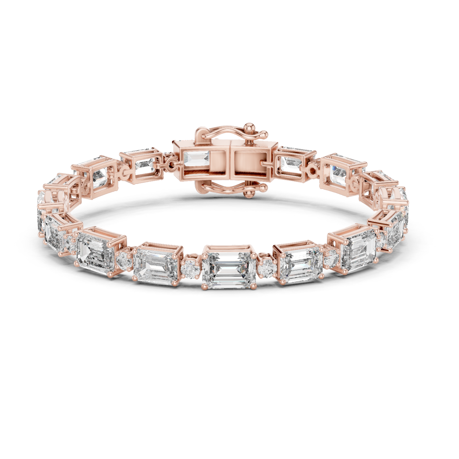 Natural Diamond Tennis Bracelet – 11.34ct H/VS1 Regal Crown Opulence Collection