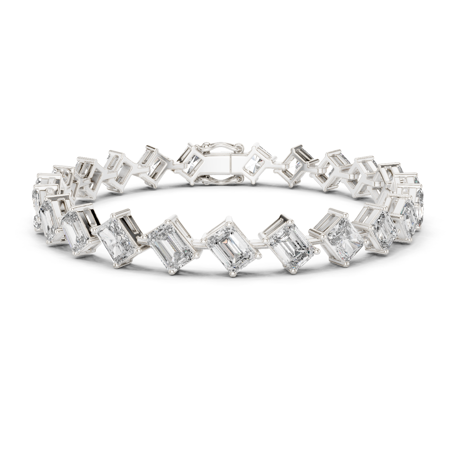 Natural Diamond Tennis Bracelet – 13.73ct I/SI1 Regal Majesty Heritage Collection