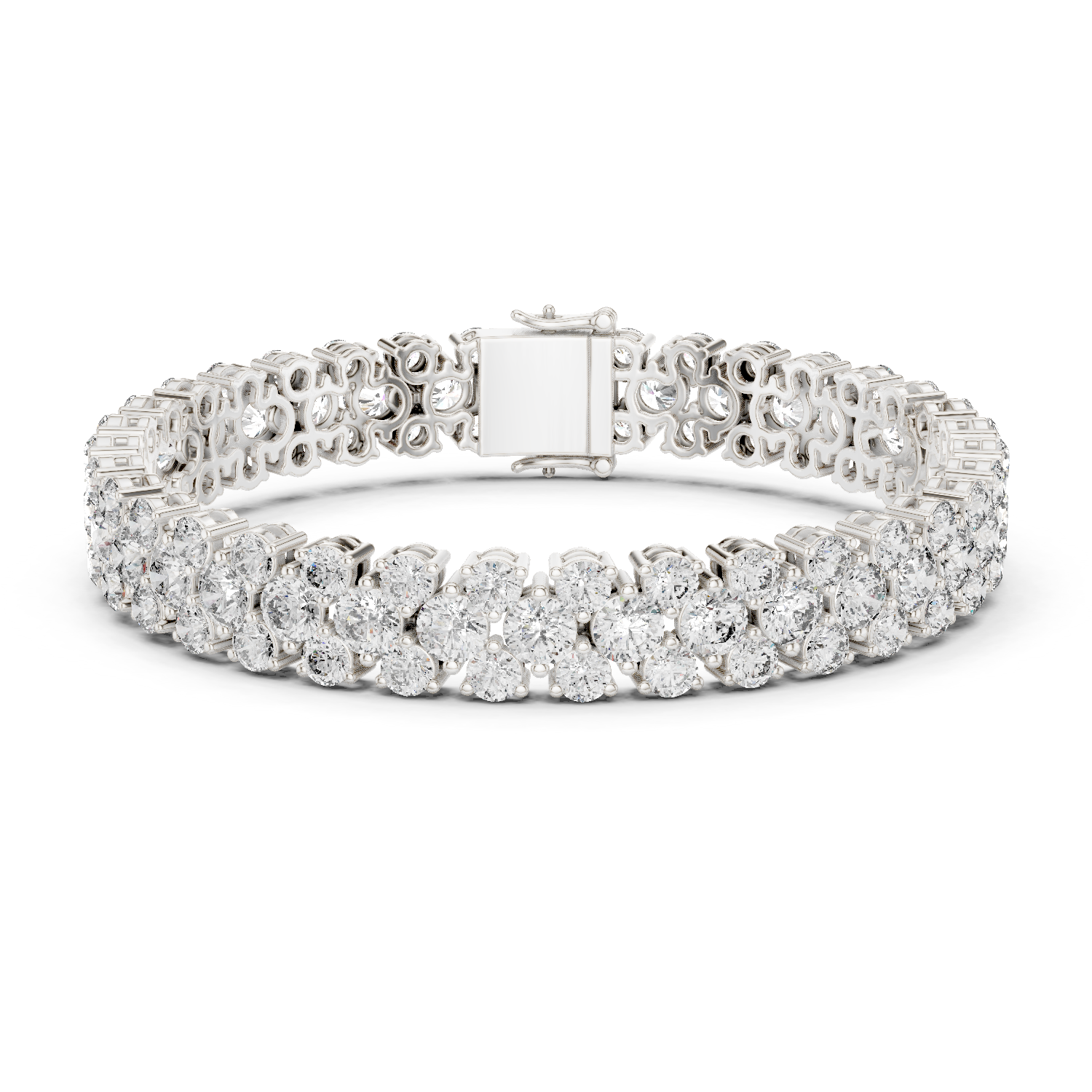 Natural Diamond Tennis Bracelet – 17.38ct I/VS1 Grand Regal Luxe Edition