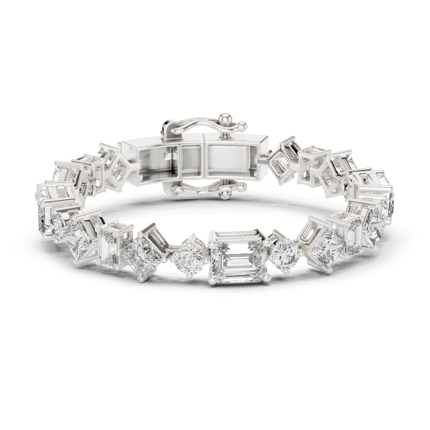 Natural Diamond Tennis Bracelet – 20.07ct I/SI1 Royal Grandeur Signature Series