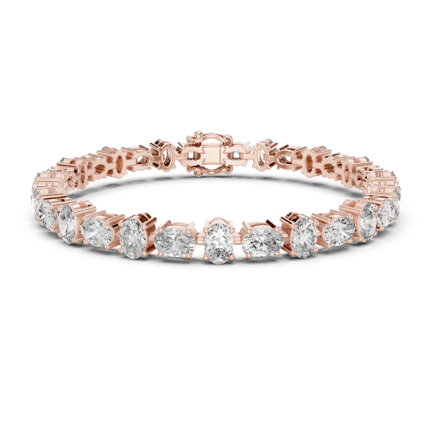 Natural Diamond Tennis Bracelet – 7.71ct H/VS1 Crowned Brilliance Heritage Collection