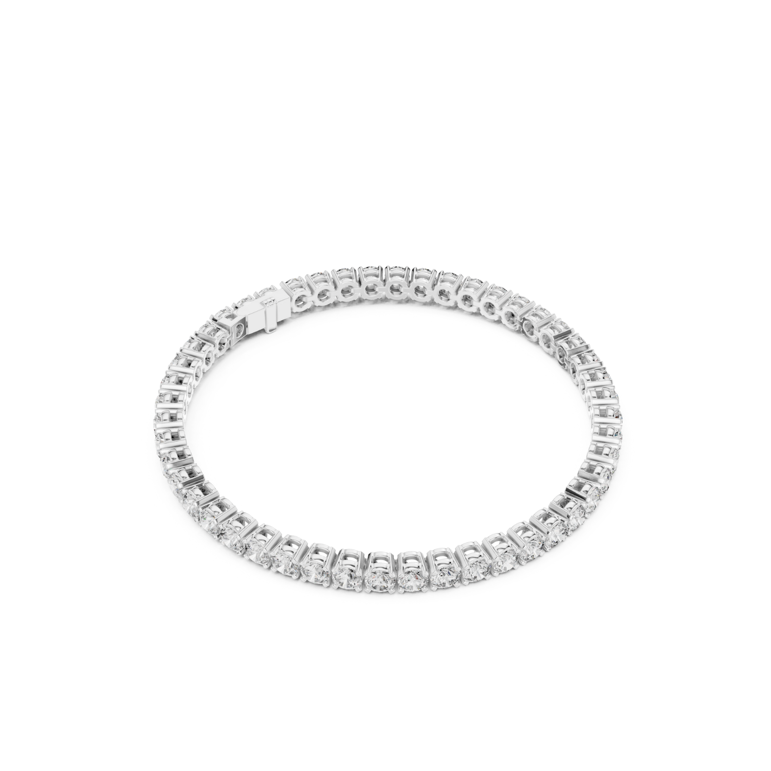 Natural Diamond Tennis Bracelet – 7.008ct GH/SI Exclusive Heritage Luxe