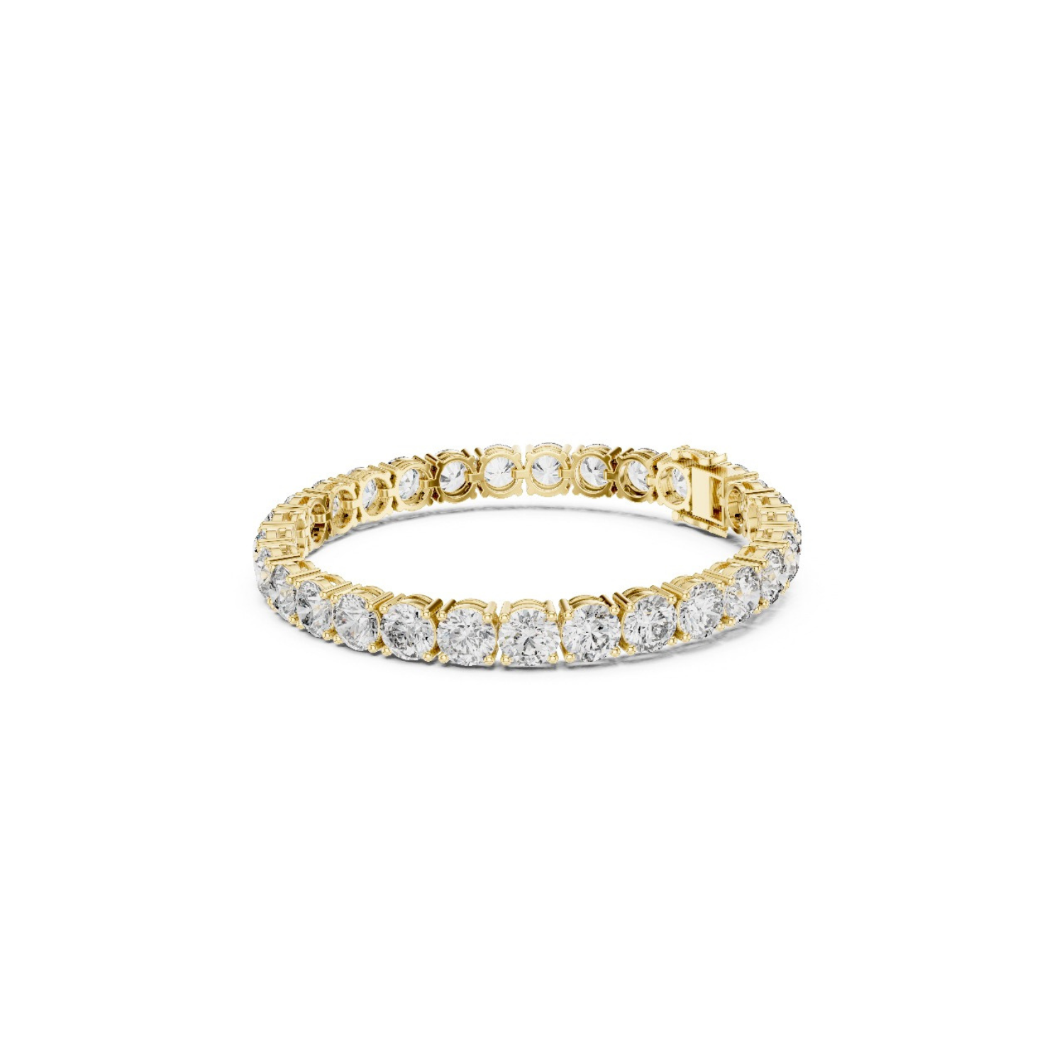 Natural Diamond Tennis Bracelet – 24.65ct I/SI1 Elite Heritage Collection