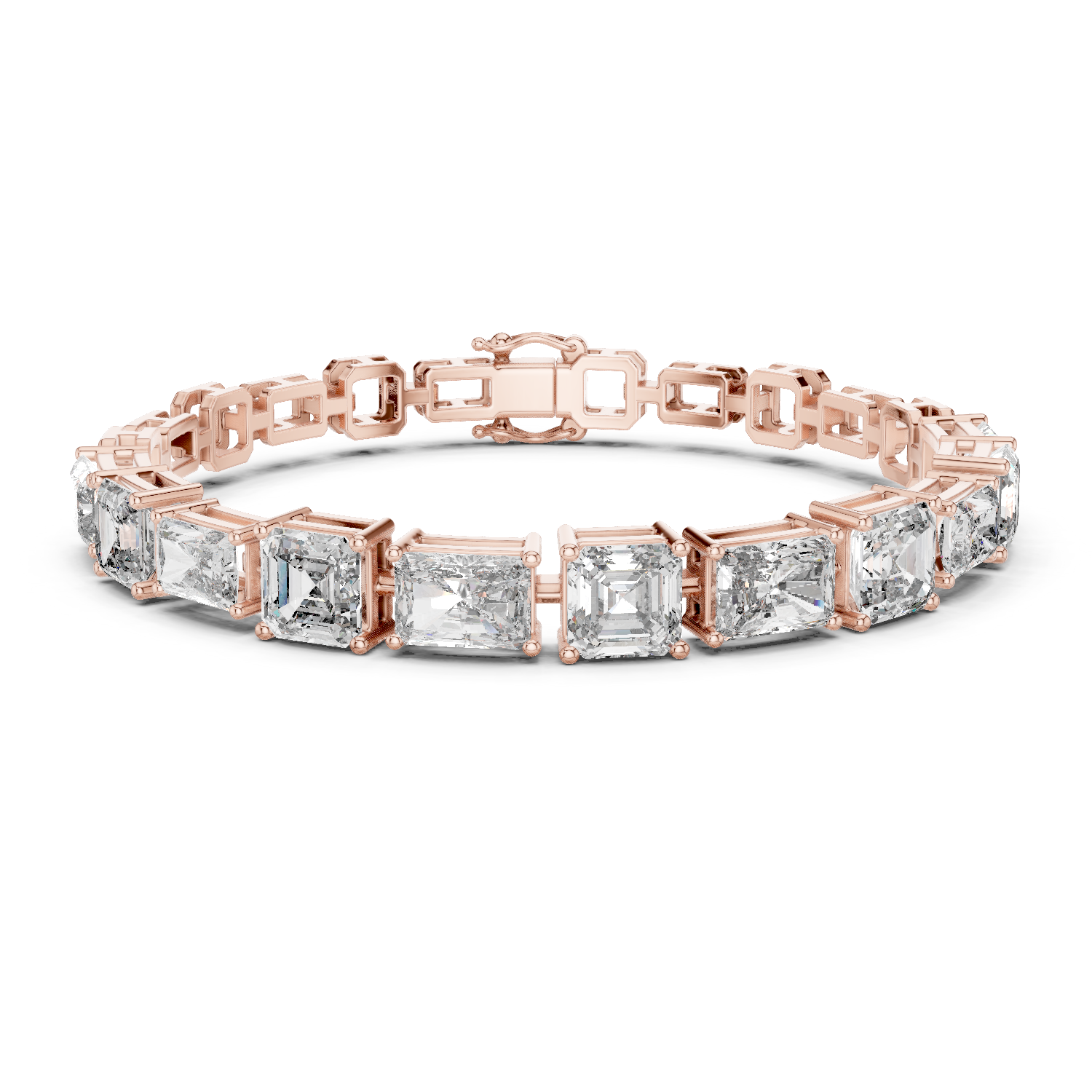Natural Diamond Tennis Bracelet – 12.82ct H/SI1 Imperial Elegance Luxe Series