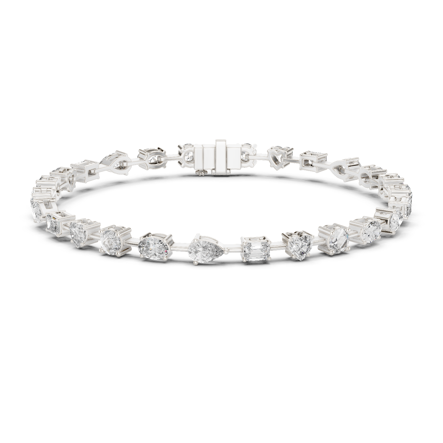 Natural Diamond Tennis Bracelet – 3.99ct GH/VS Supreme Royal Luxe