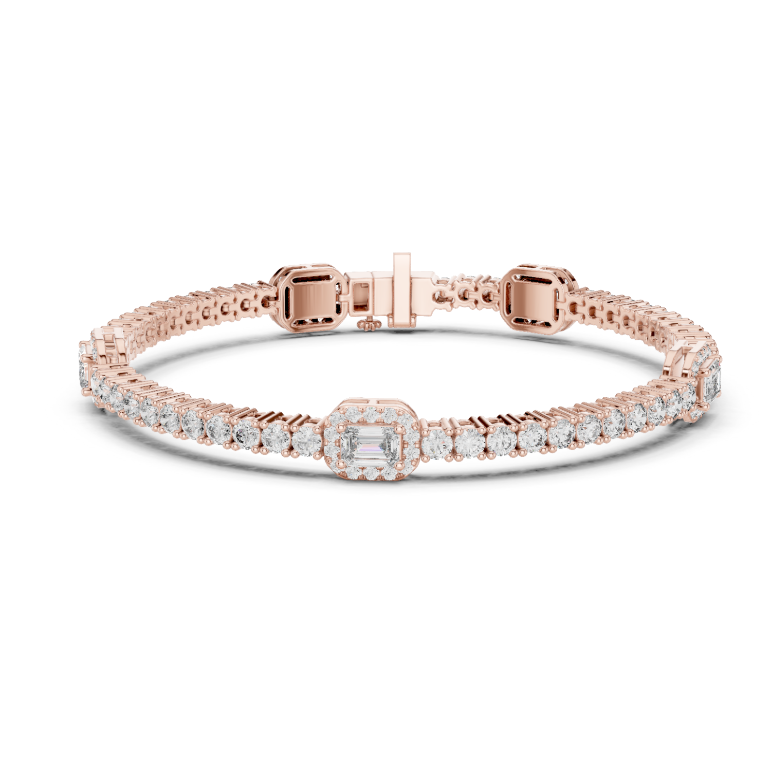 Natural Diamond Tennis Bracelet – 5.27ct J/VS1 Elite Crown Luxe Collection