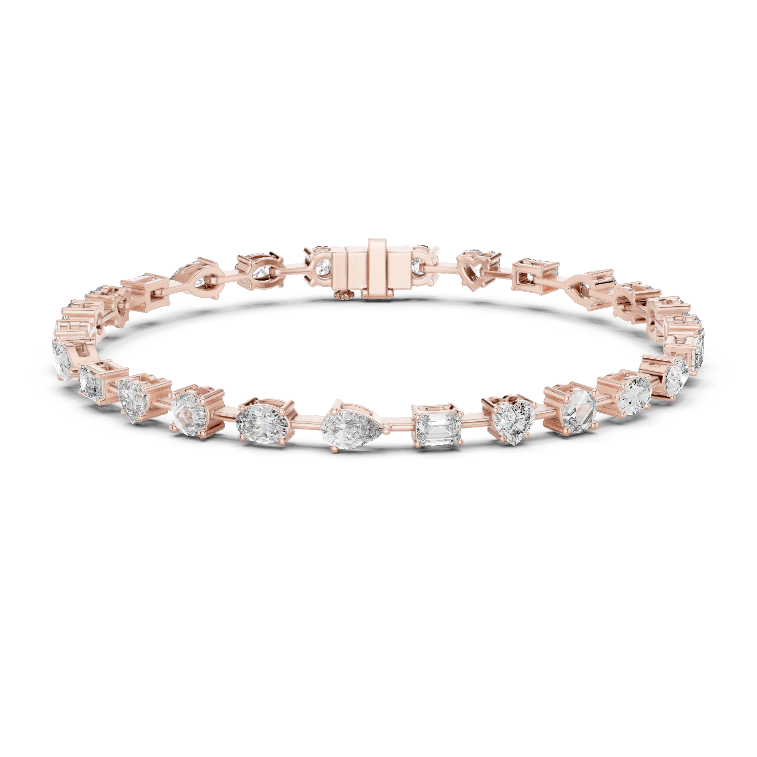 Natural Diamond Tennis Bracelet – 3.99ct GH/VS Supreme Royal Luxe