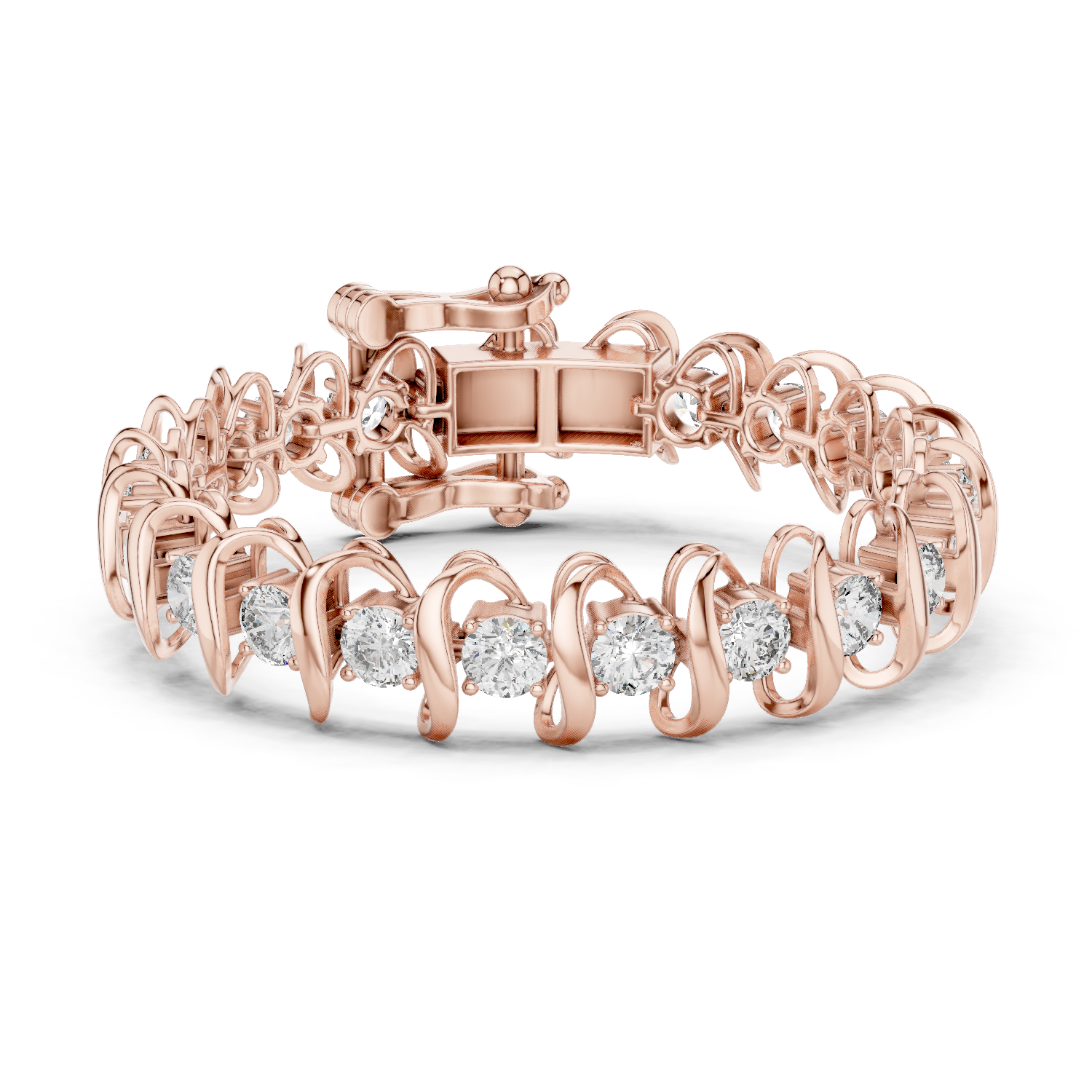 Natural Diamond Tennis Bracelet – 11.00ct H/VS2 Royal Essence Luxe Edition
