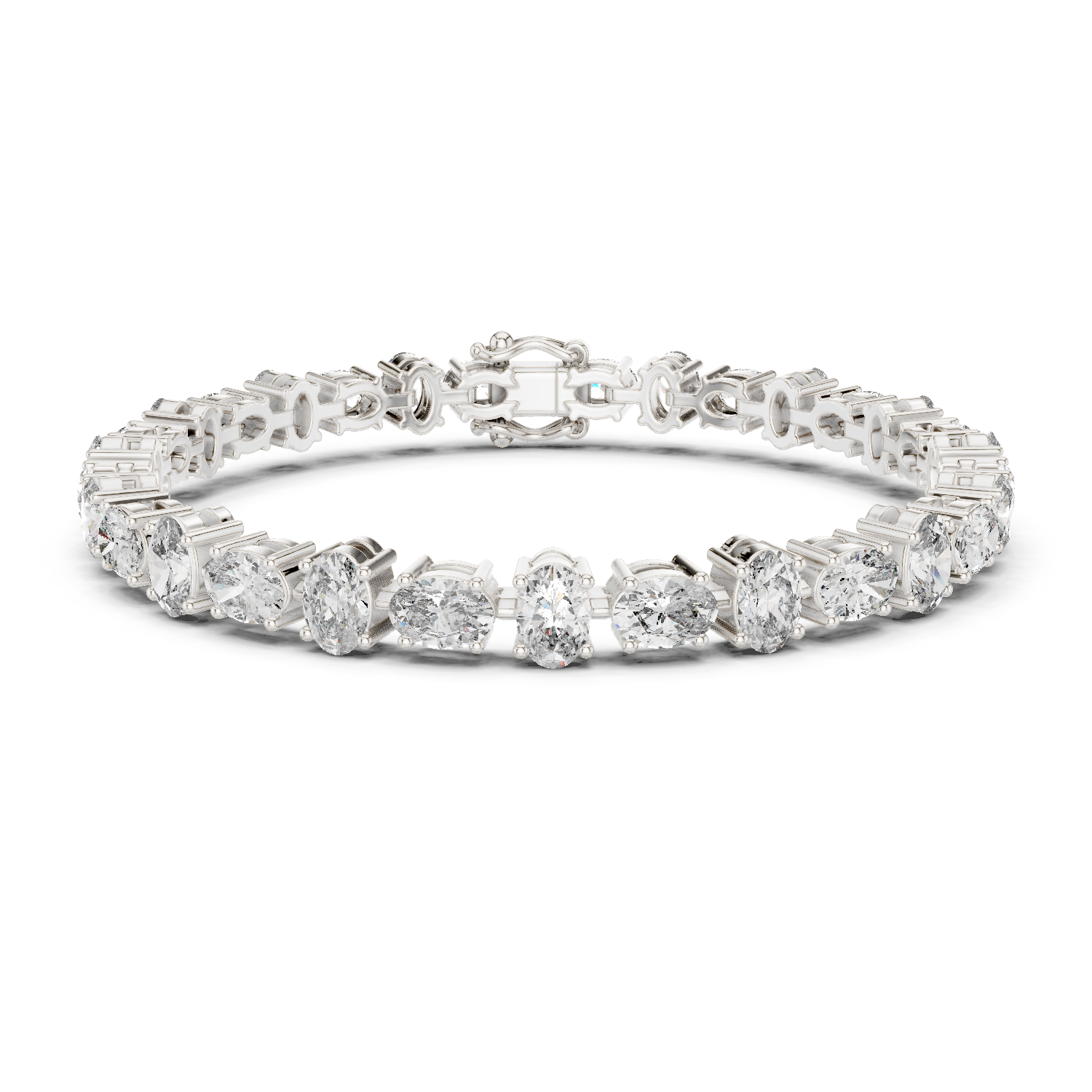 Natural Diamond Tennis Bracelet – 7.71ct H/VS1 Crowned Brilliance Heritage Collection
