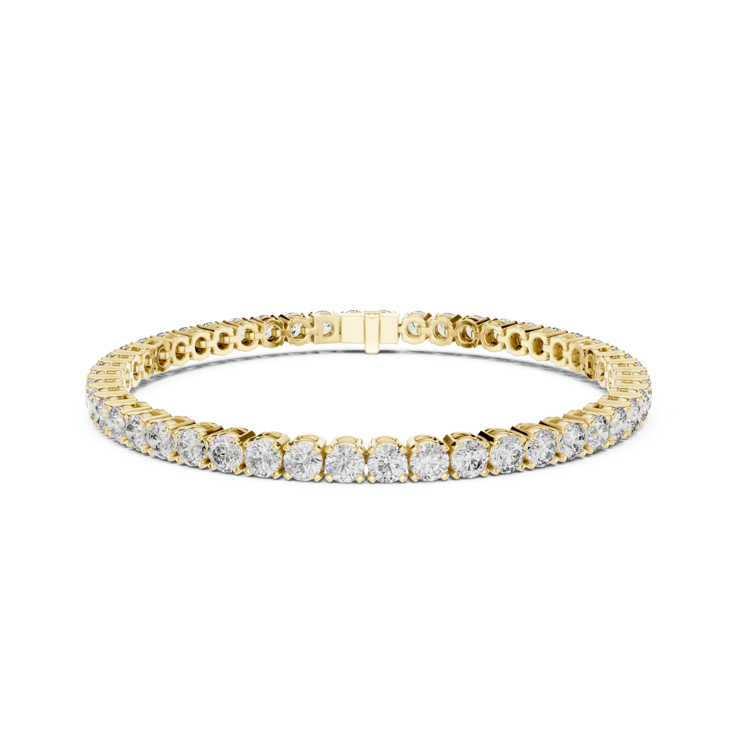 Natural Diamond Tennis Bracelet – 7.008ct GH/SI Exclusive Heritage Luxe