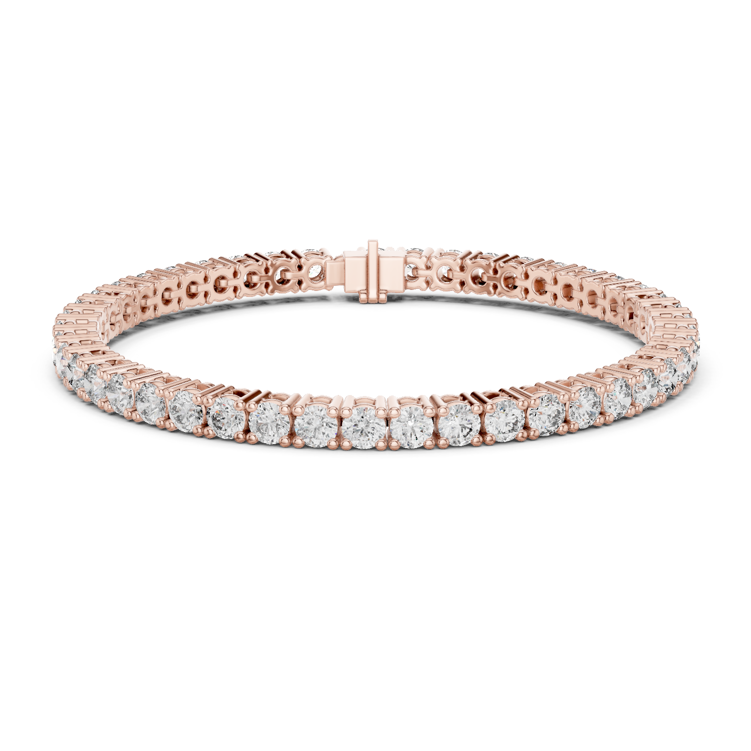 Natural Diamond Tennis Bracelet – 7.42ct GH/VS Timeless Grandeur Prestige Edition