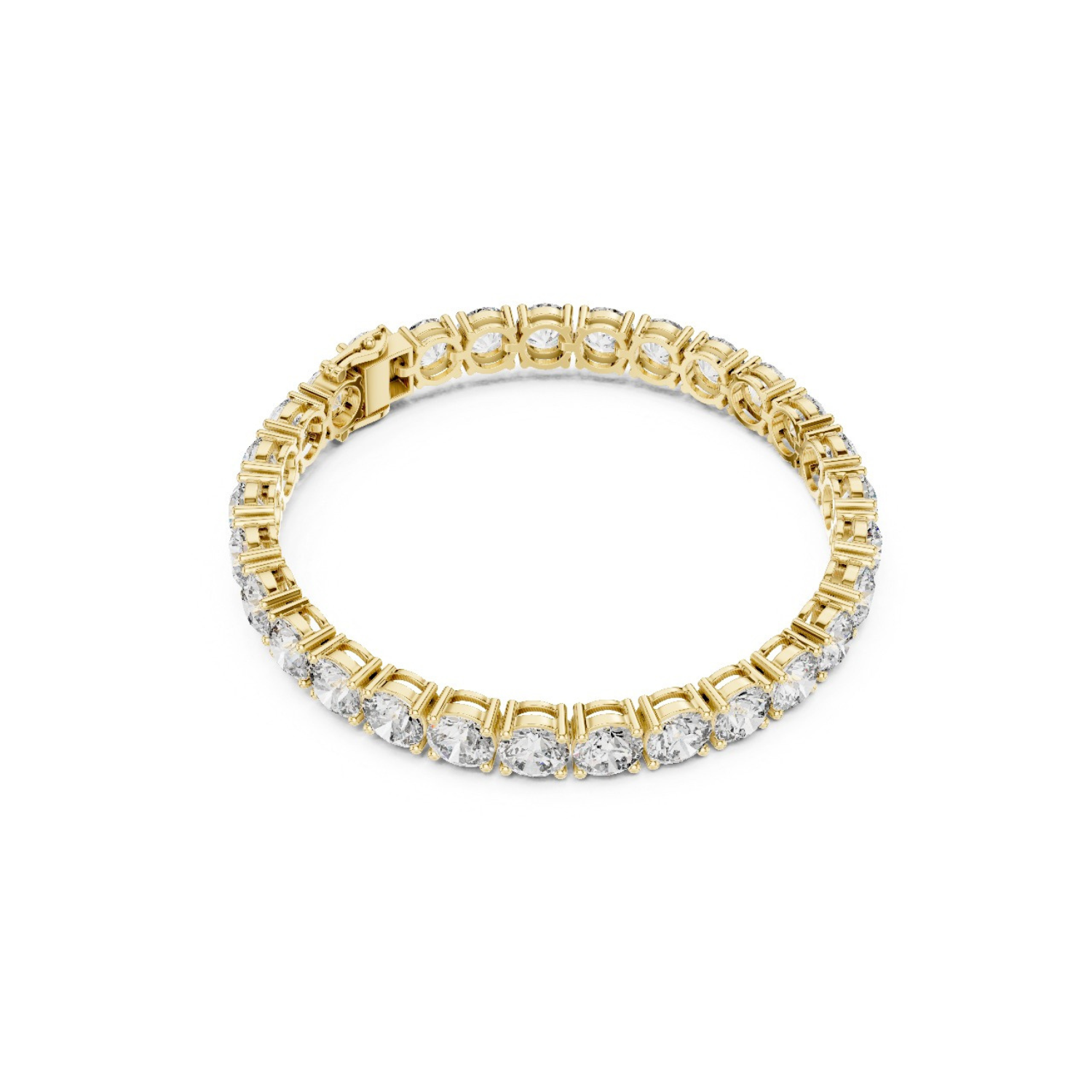 Natural Diamond Tennis Bracelet – 24.65ct I/SI1 Elite Heritage Collection