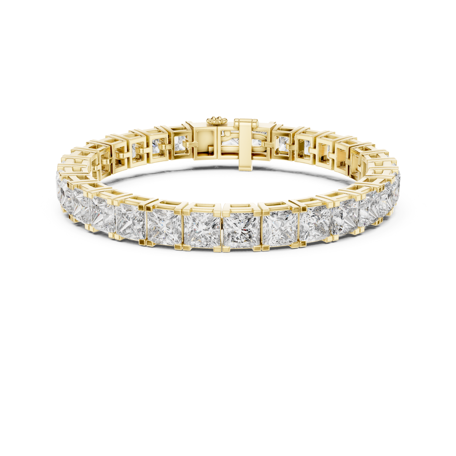 Natural Diamond Tennis Bracelet – 24.28ct H/VS1 Crown Jewel Opulent Edition