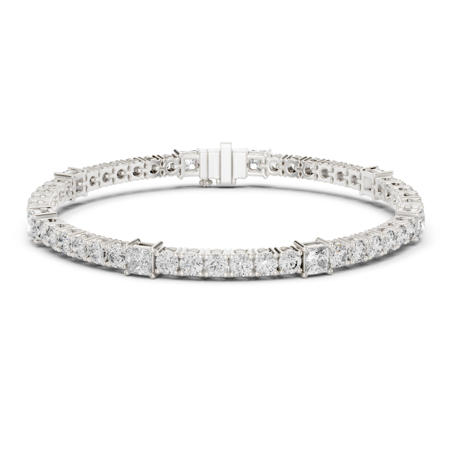 Natural Diamond Tennis Bracelet – 6.62ct H/VS1 Supreme Classic Luxe