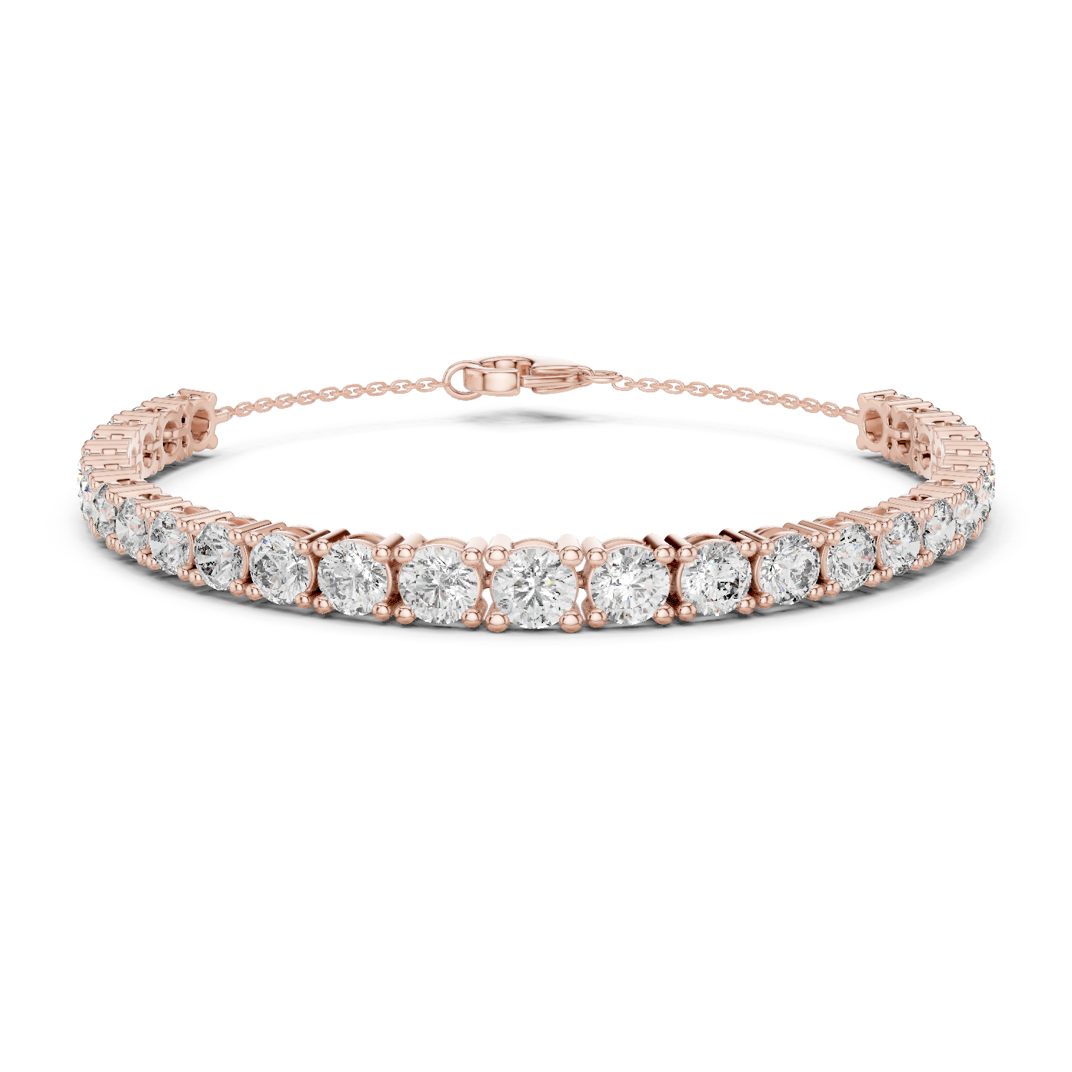 Natural Diamond Tennis Bracelet – 8.06ct H/VS1 Imperial Opulence Collection