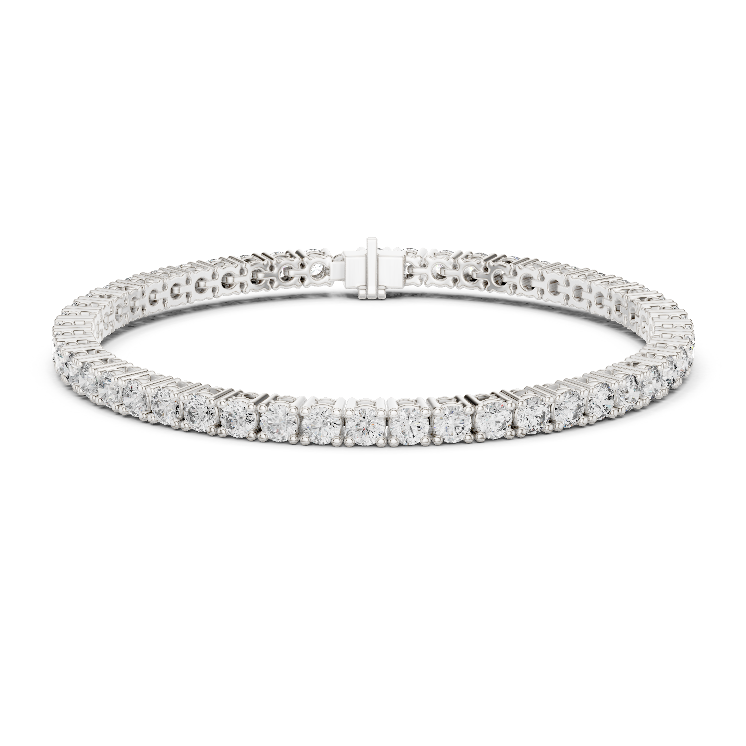Natural Diamond Tennis Bracelet – 6.37ct GH/SI Royal Opulence Luxe Collection