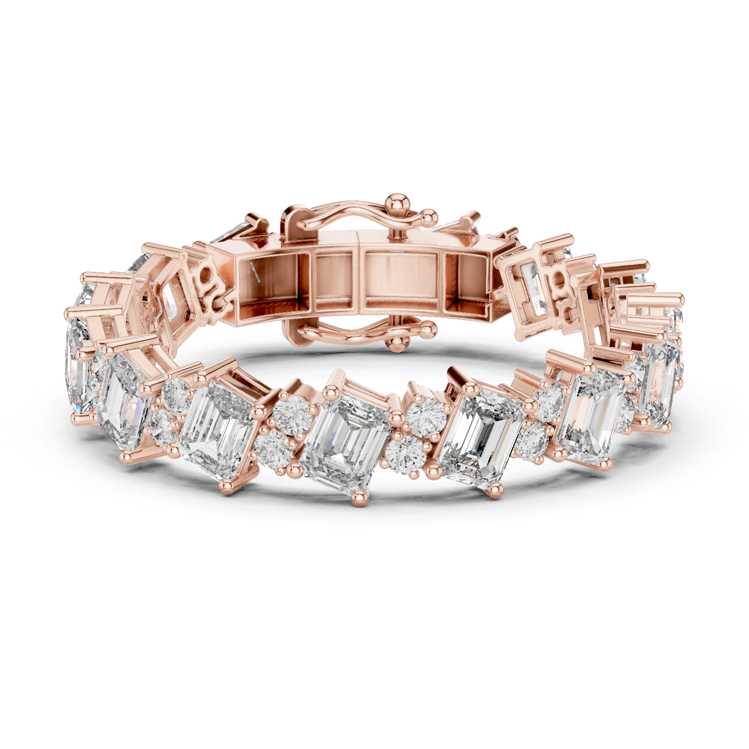 Natural Diamond Tennis Bracelet – 27.43ct J/SI1 Noble Grace Prestige Series