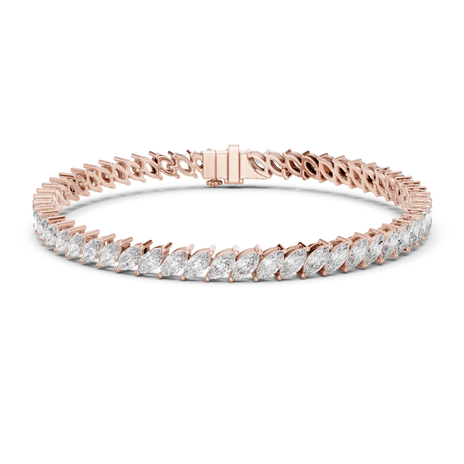 Natural Diamond Tennis Bracelet – 8.40ct GH/SI Noble Crown Luxe Series