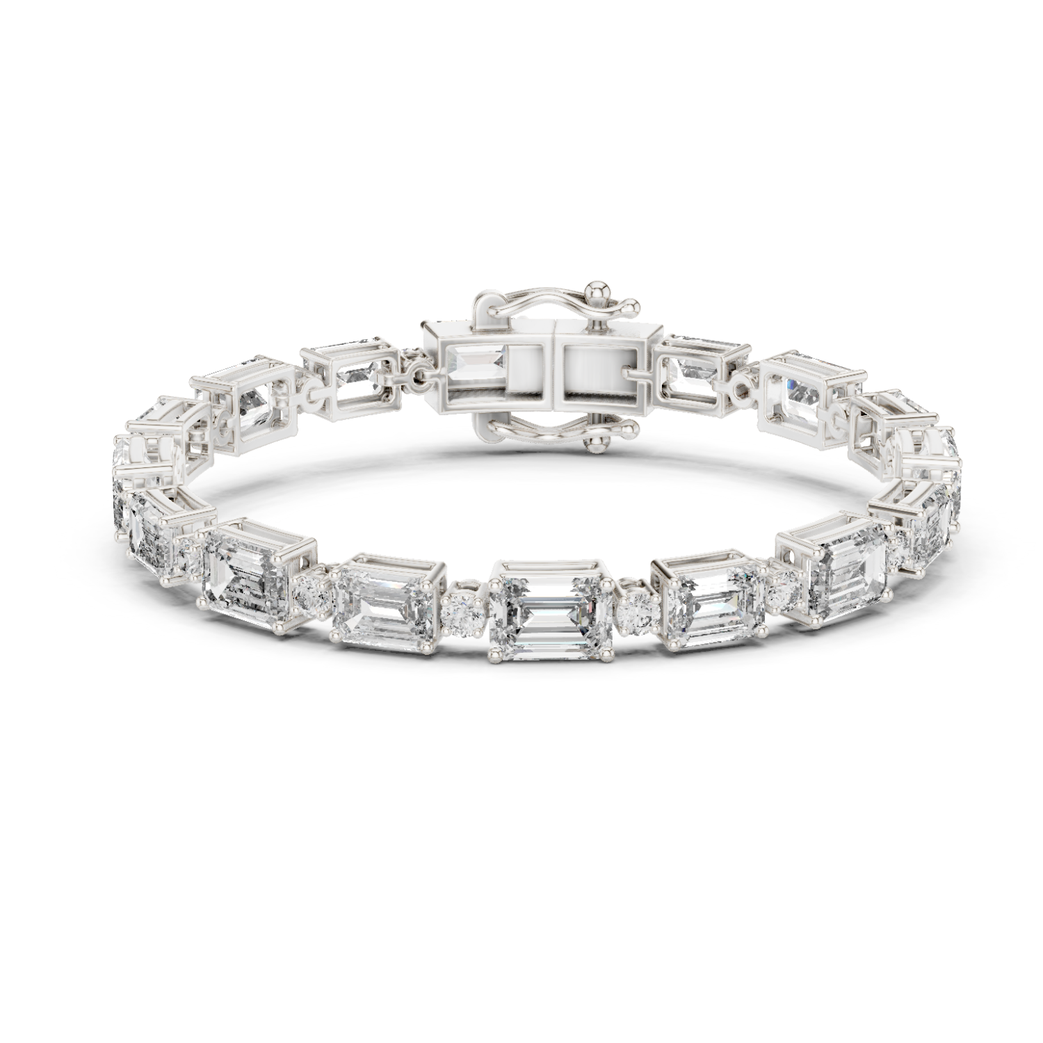 Natural Diamond Tennis Bracelet – 11.34ct H/VS1 Regal Crown Opulence Collection