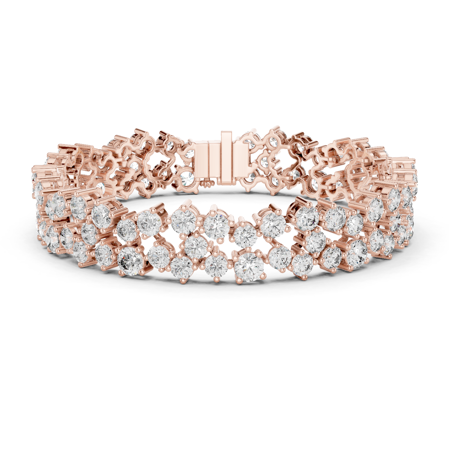 Natural Diamond Tennis Bracelet –14.45ct I/VS1 Ultimate Prestige Luxe Edition