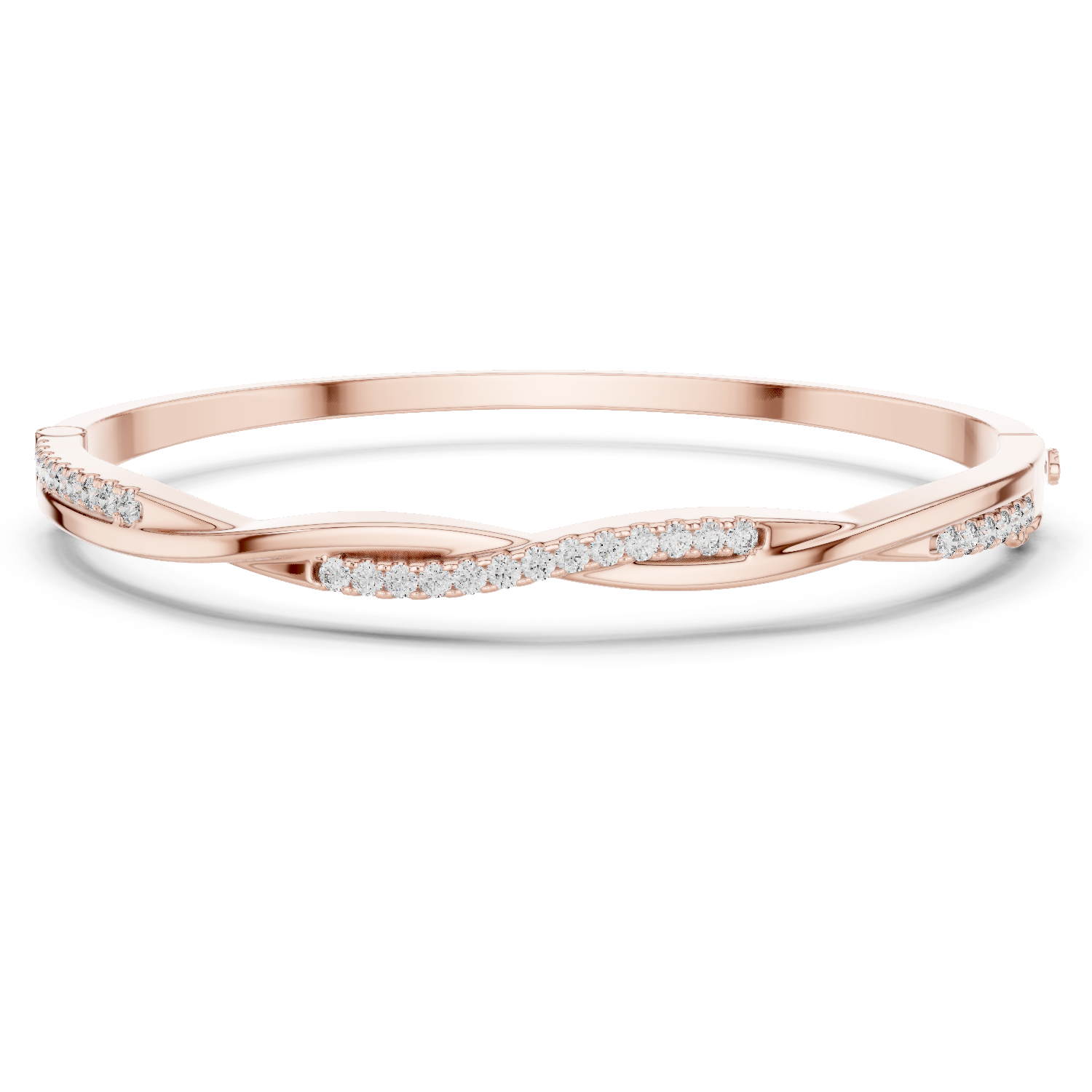 Natural Diamond Bangle Bracelet – 0.70ct EF/VS Heirloom Luxe Collection