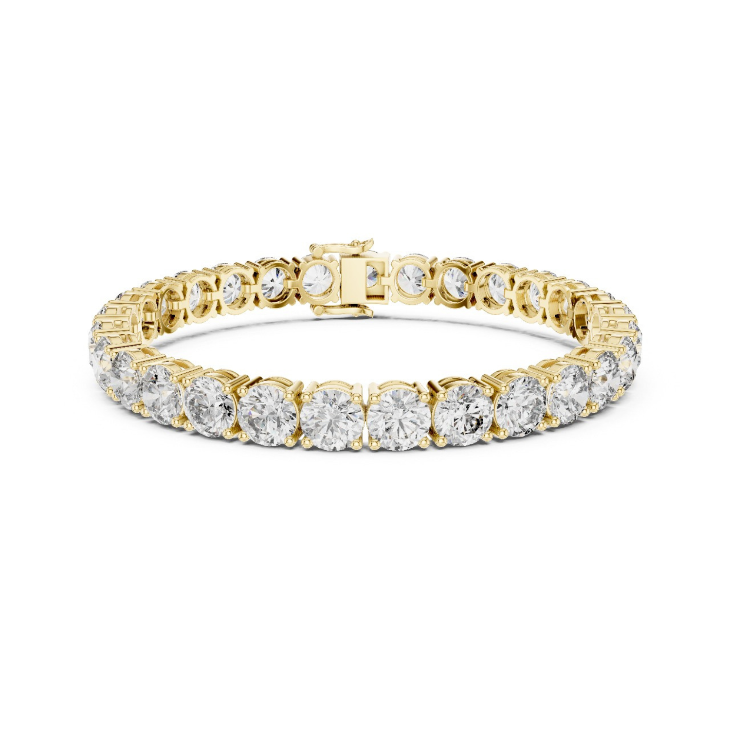 Natural Diamond Tennis Bracelet – 24.65ct I/SI1 Elite Heritage Collection