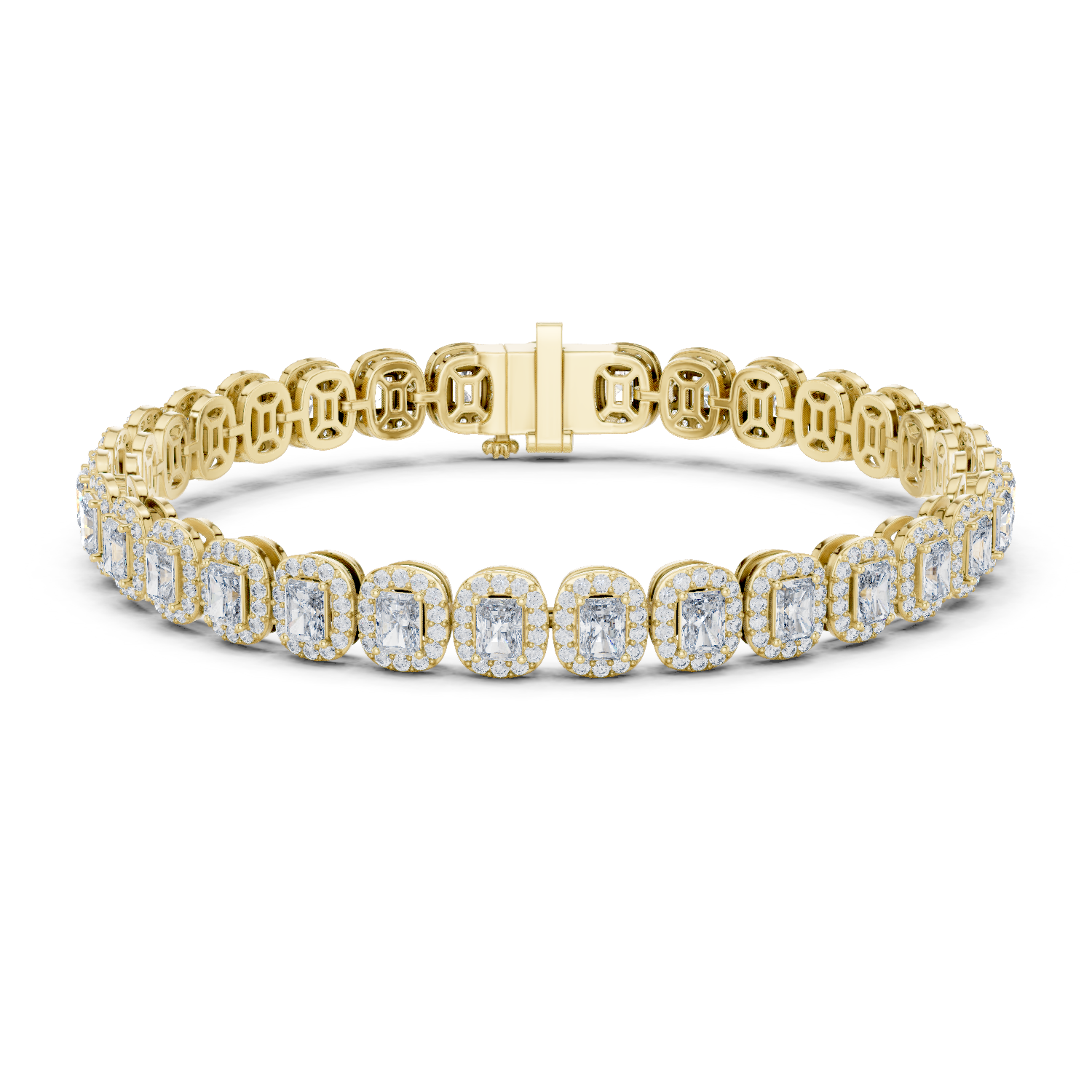 Natural Diamond Tennis Bracelet – 7.04ct GH/VS Exclusive Luxe Collection
