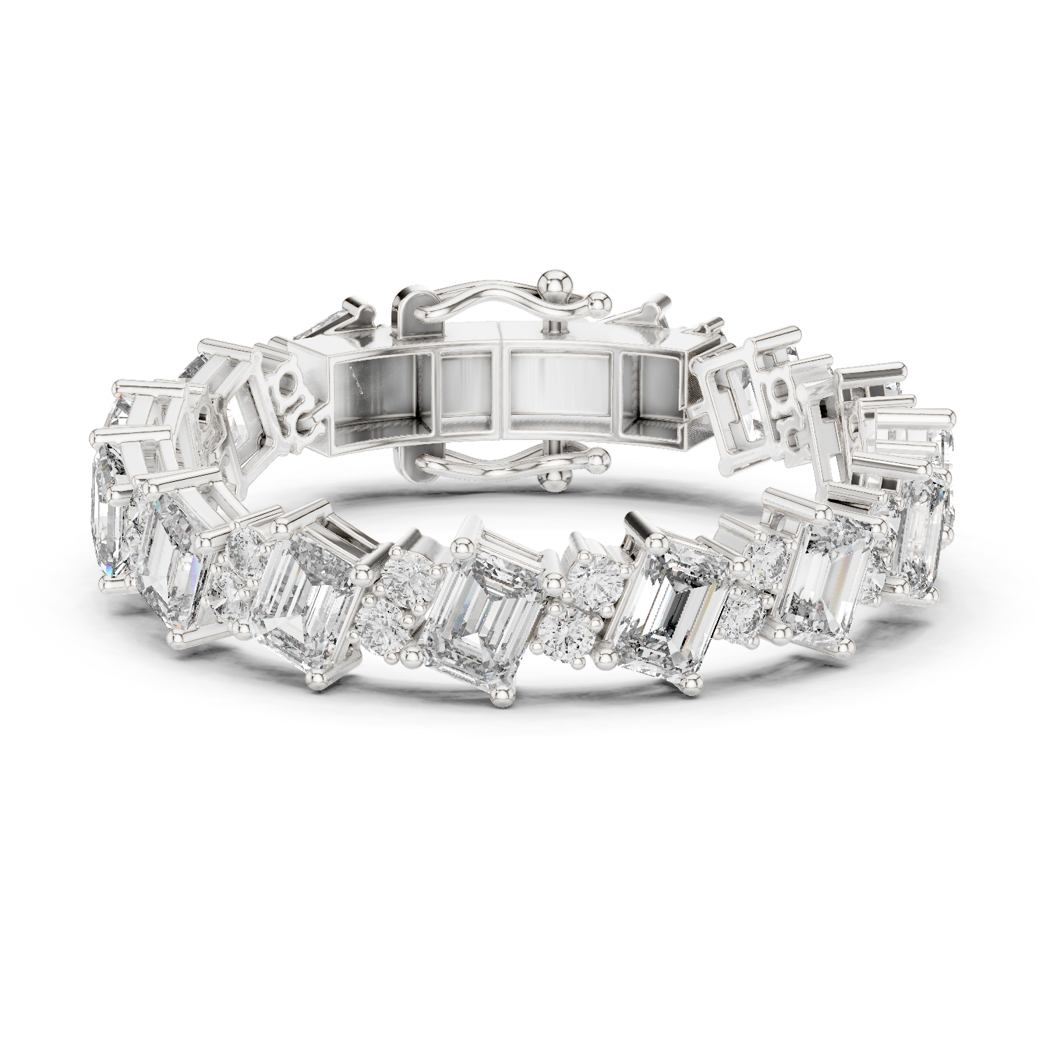Natural Diamond Tennis Bracelet – 27.43ct J/SI1 Noble Grace Prestige Series