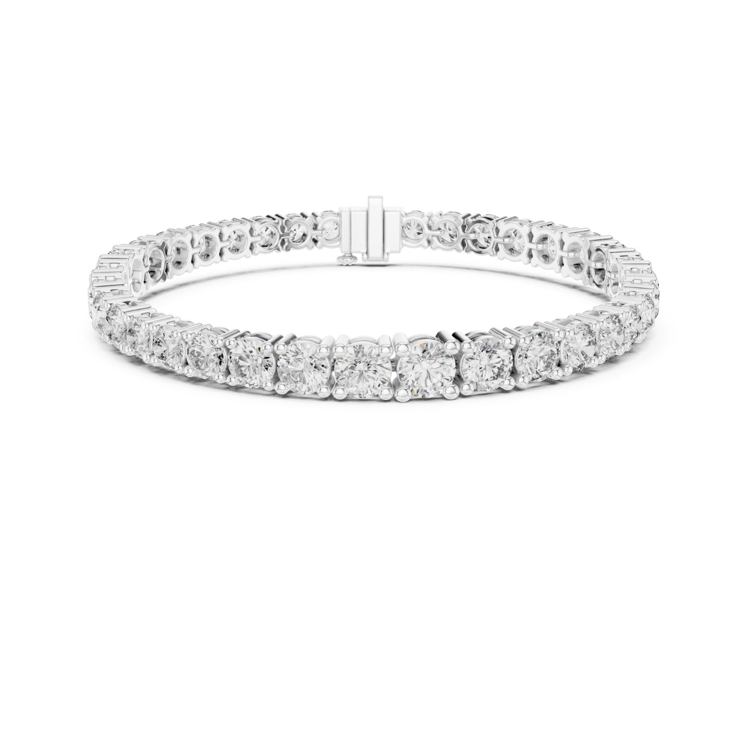 Natural Diamond Tennis Bracelet – 13.19ct H/VS1 Elite Royal Luxe Edition