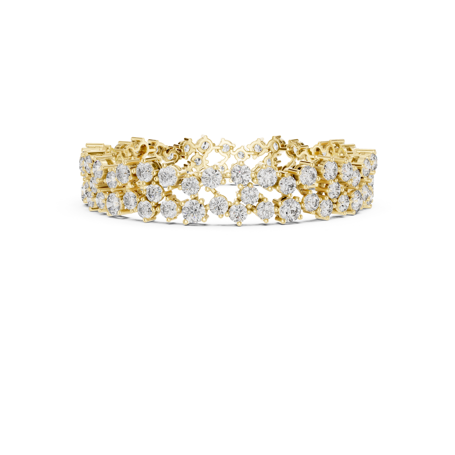 Natural Diamond Tennis Bracelet –14.45ct I/VS1 Ultimate Prestige Luxe Edition