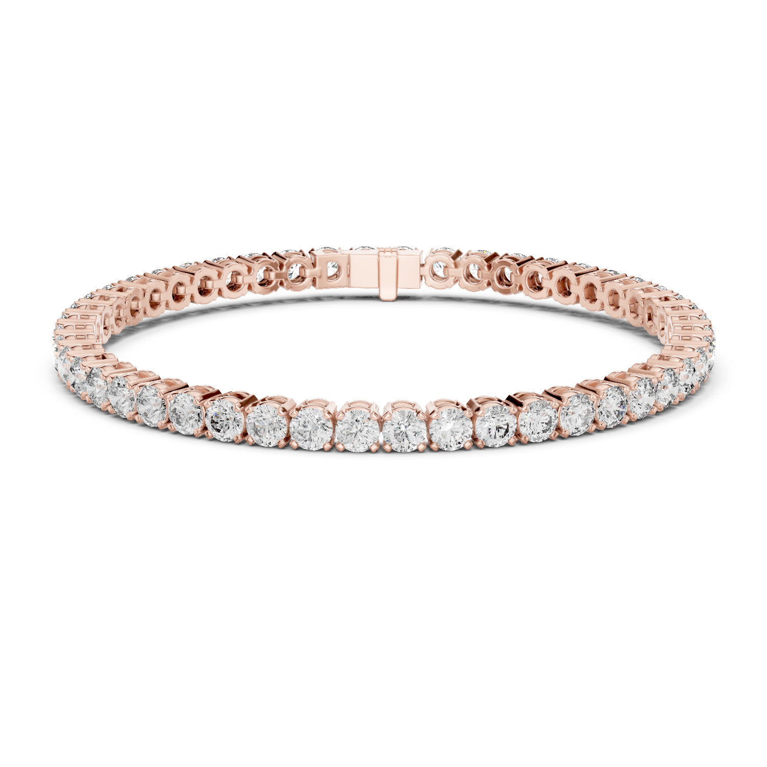 Natural Diamond Tennis Bracelet – 7.008ct GH/SI Exclusive Heritage Luxe