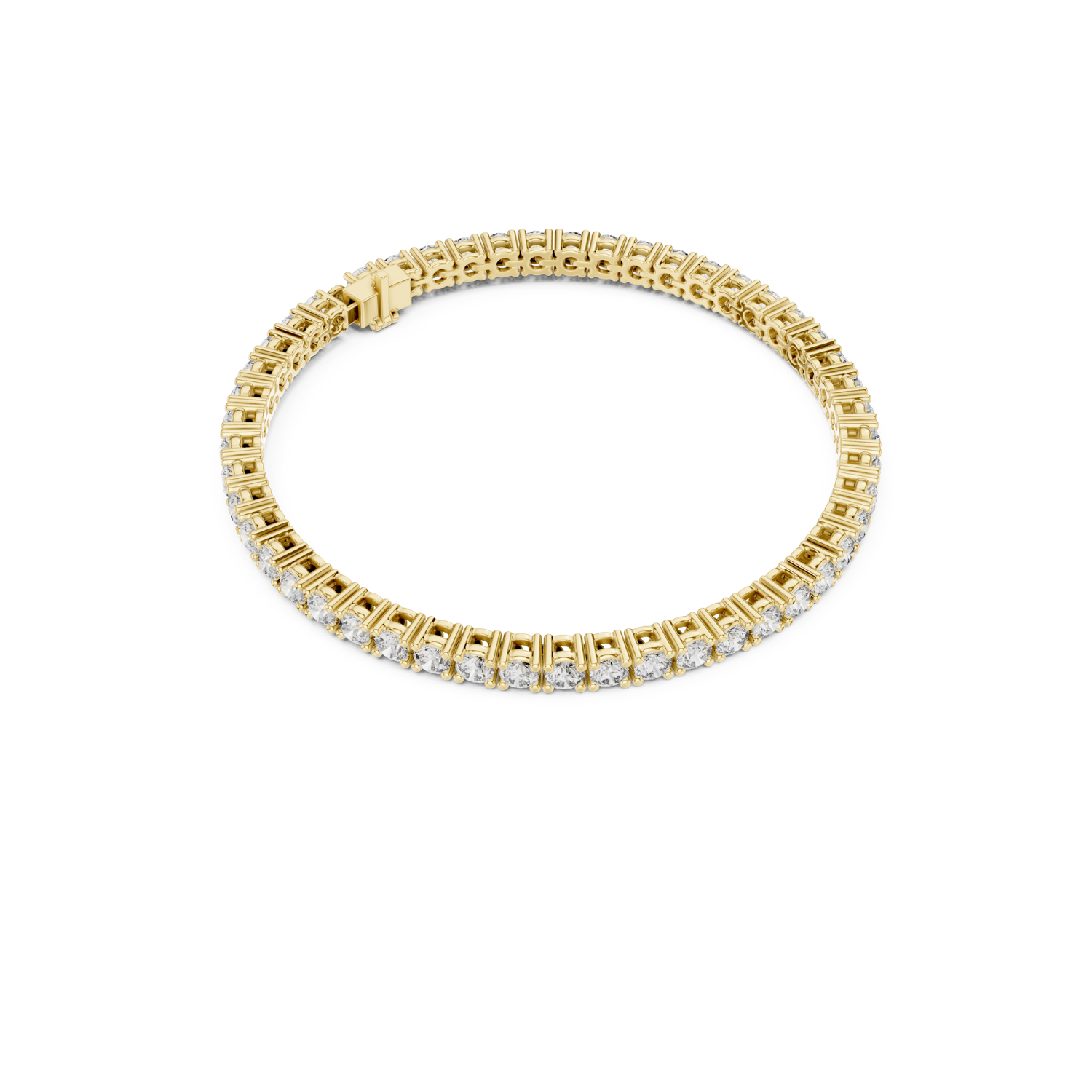 Natural Diamond Tennis Bracelet – 6.37ct GH/SI Royal Opulence Luxe Collection