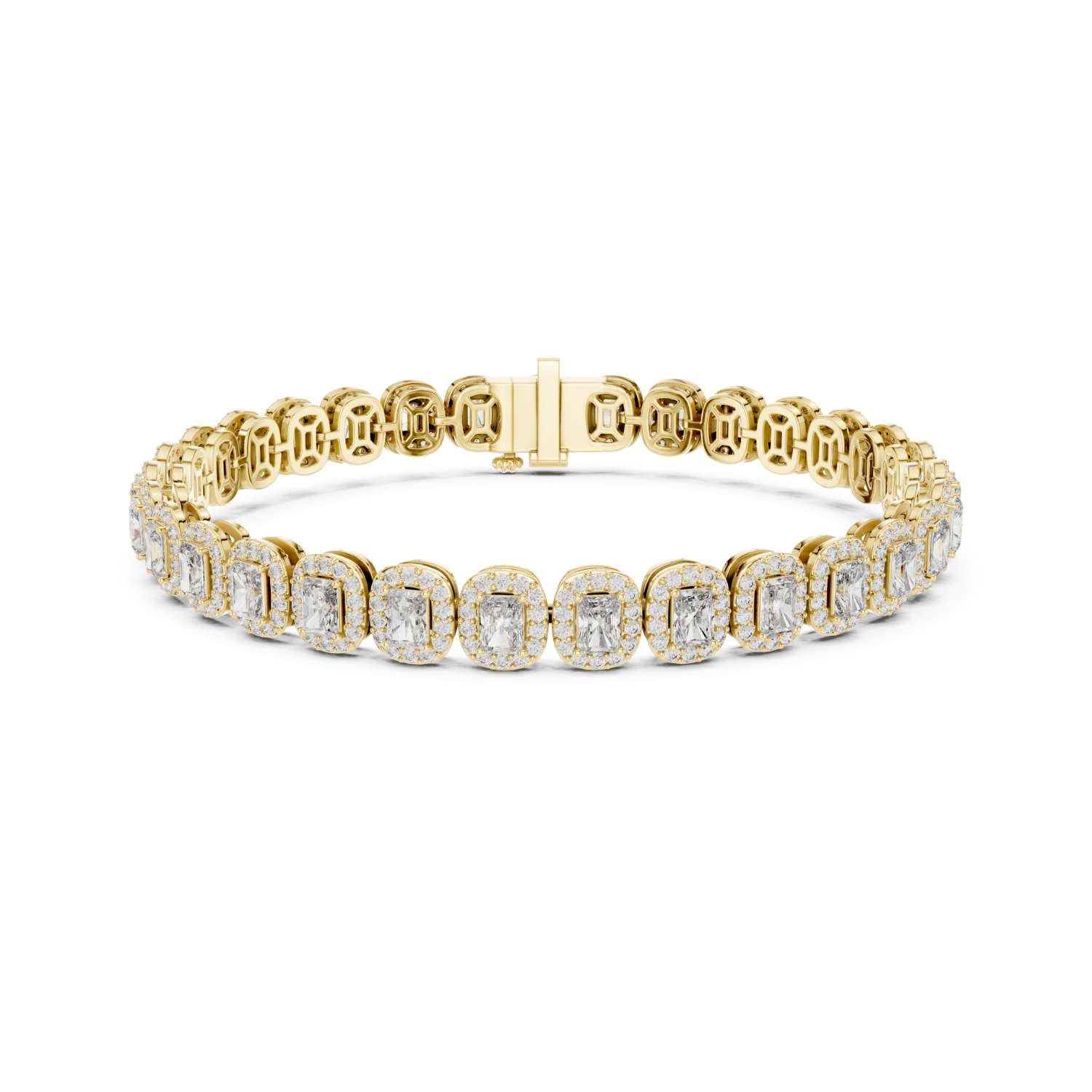 Natural Diamond Tennis Bracelet – 7.04ct GH/VS Exclusive Luxe Collection