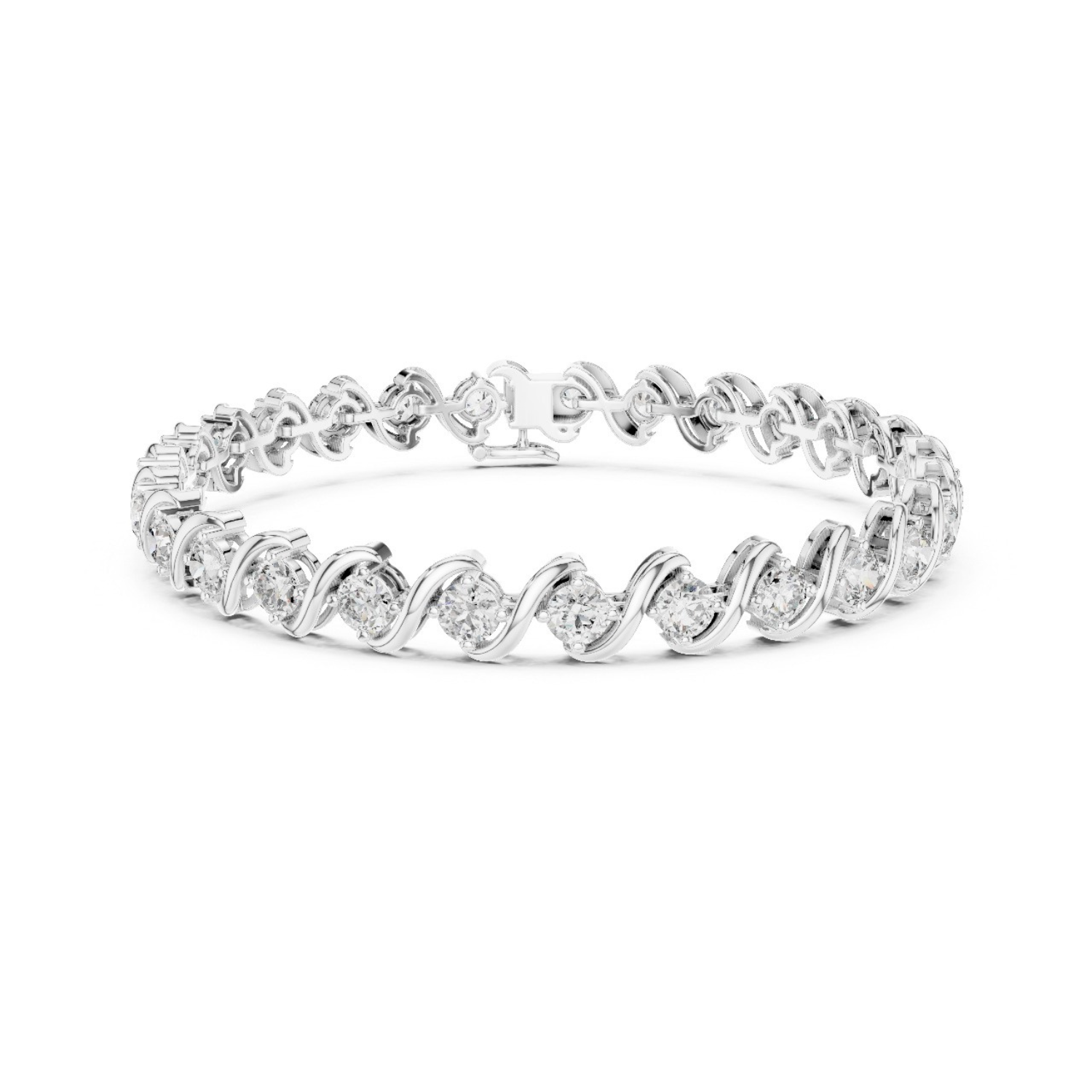 Natural Diamond Tennis Bracelet – 6.45ct H/SI1 Exclusive Heritage Luxe