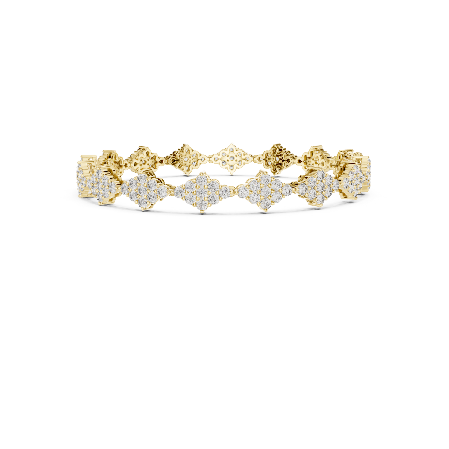 Natural Diamond Tennis Bracelet – 5.76ct GH/VS Majestic Aura Heritage Collection