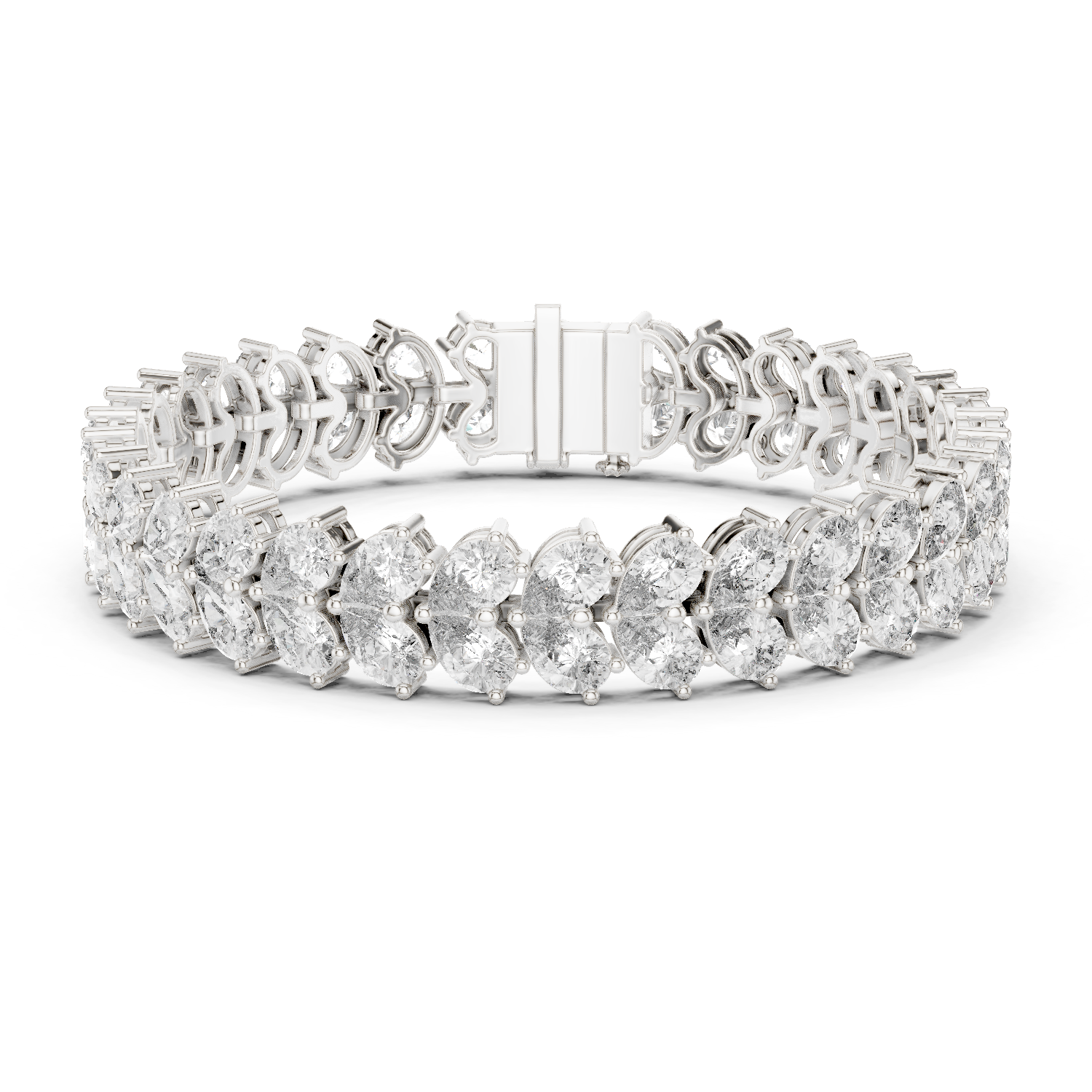 Natural Diamond Tennis Bracelet – 17.58ct J/VS1 Grand Royale Prestige Edition