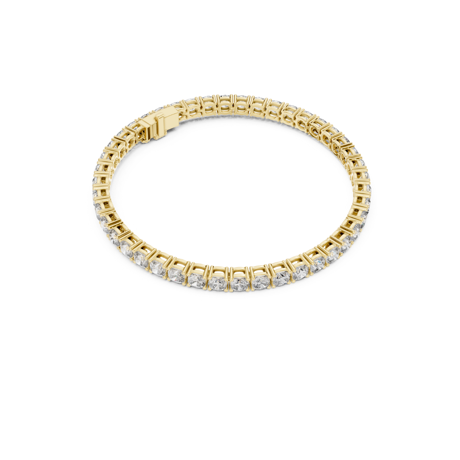 Natural Diamond Tennis Bracelet – 4.40ct GH/VS Majestic Royal Collection