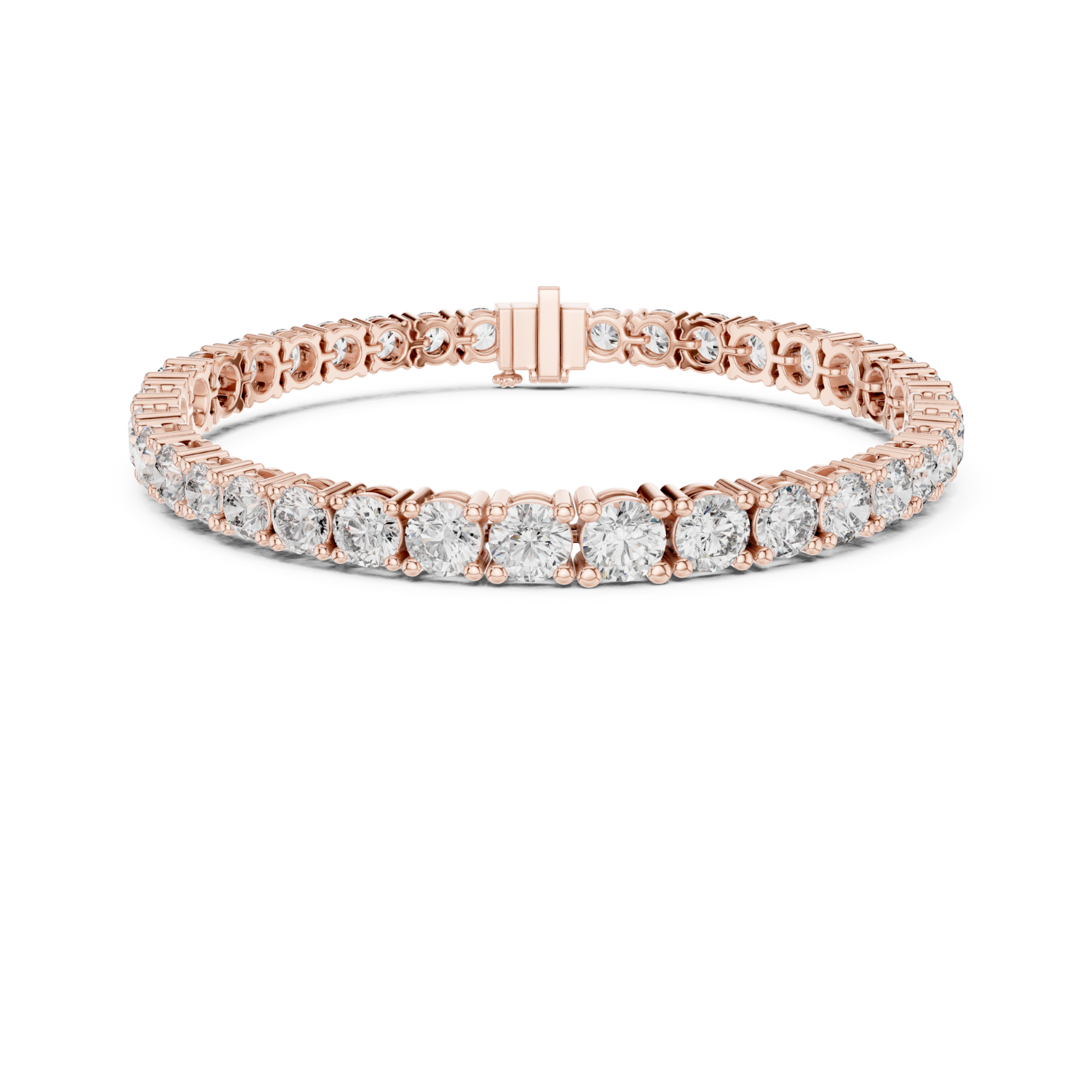 Natural Diamond Tennis Bracelet – 13.19ct H/VS1 Elite Royal Luxe Edition