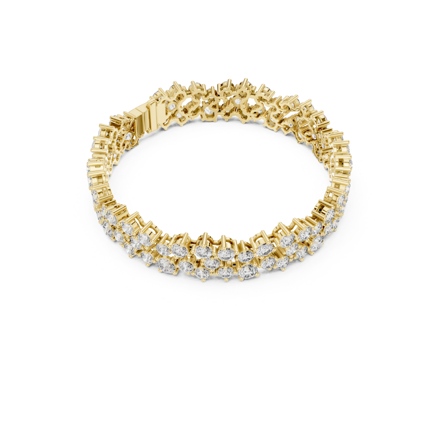 Natural Diamond Tennis Bracelet –14.45ct I/VS1 Ultimate Prestige Luxe Edition