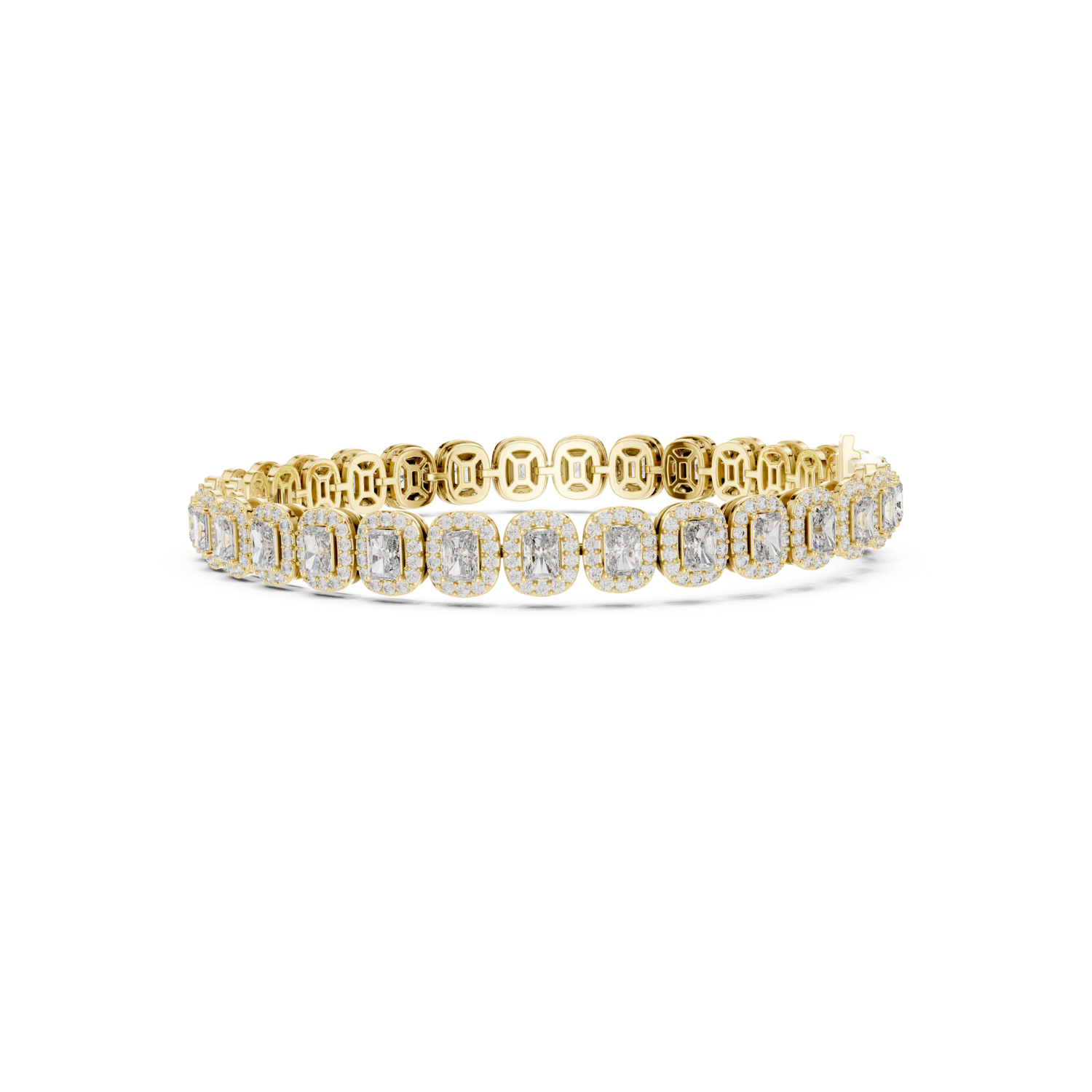 Natural Diamond Tennis Bracelet – 7.04ct GH/VS Exclusive Luxe Collection