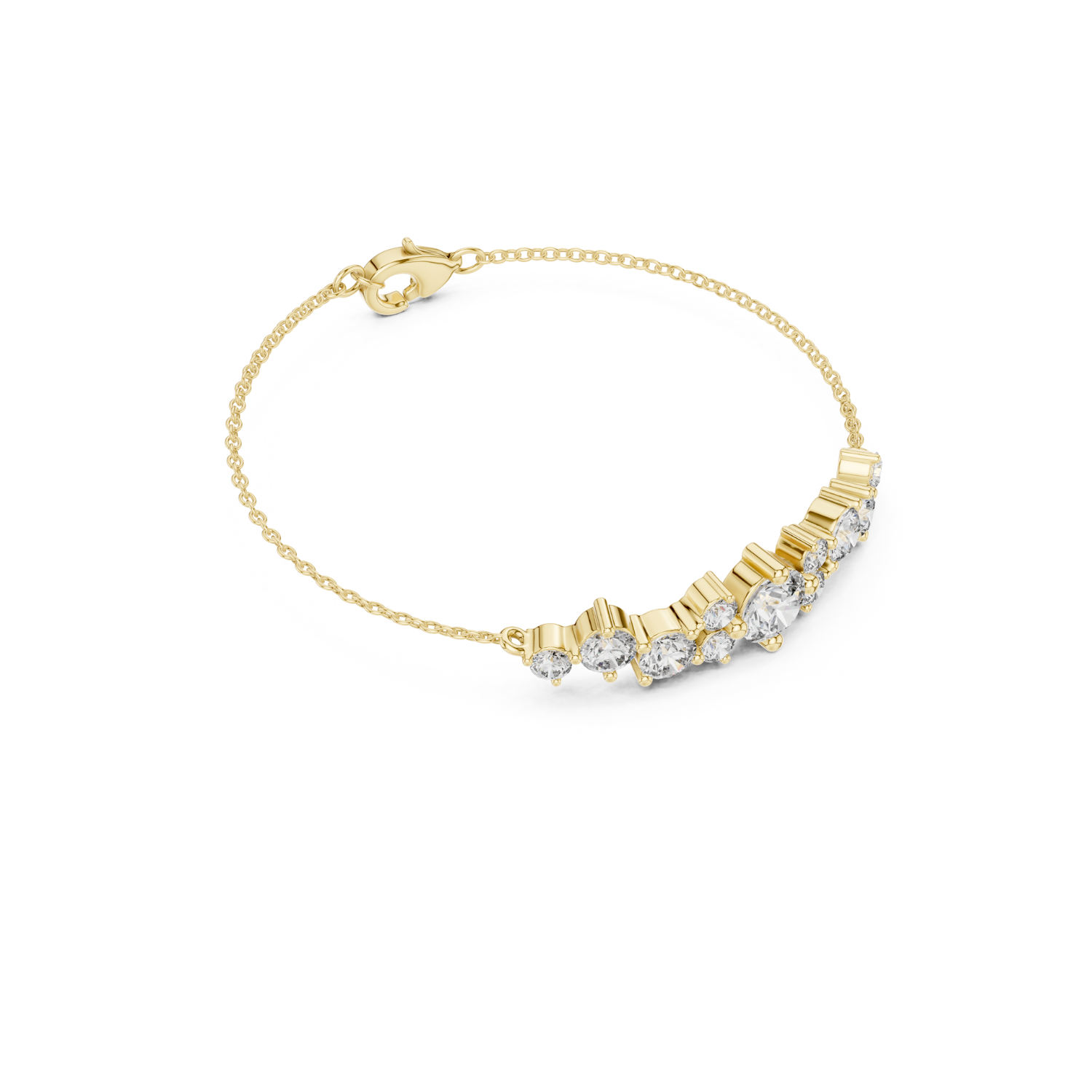 Natural Diamond Charm Bracelet – 3.03ct I/VS1 Supreme Royal Heritage Series