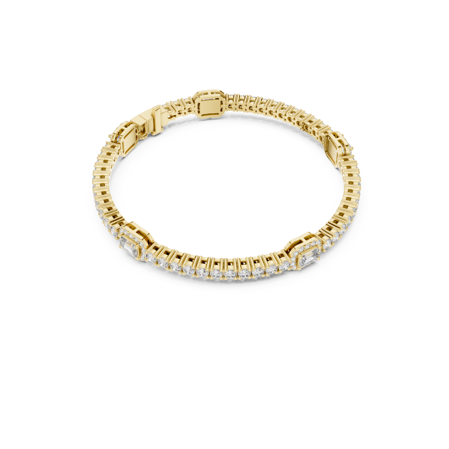 Natural Diamond Tennis Bracelet – 5.27ct J/VS1 Elite Crown Luxe Collection