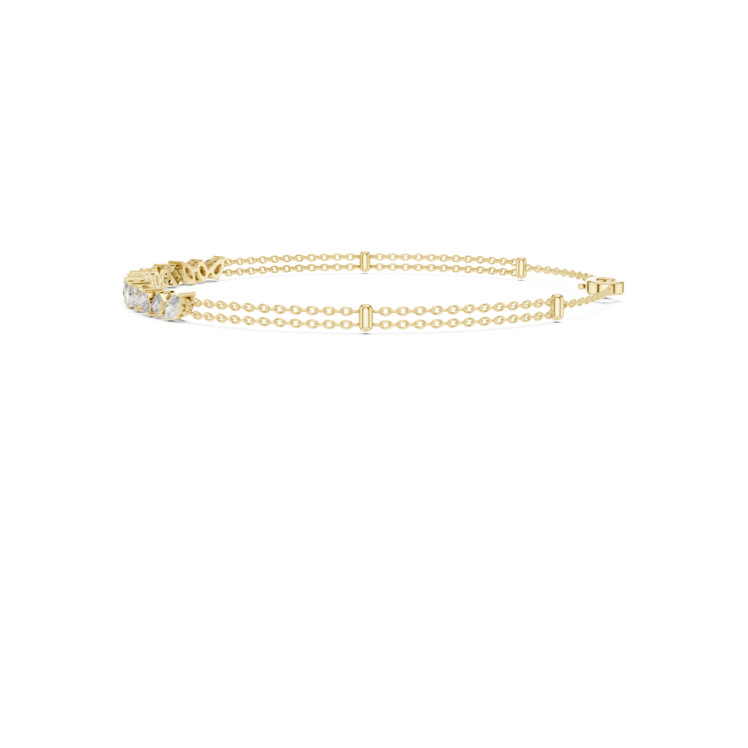 Natural Diamond Charm Bracelet – 1.50ct GH/VS Imperial Prestige Luxe