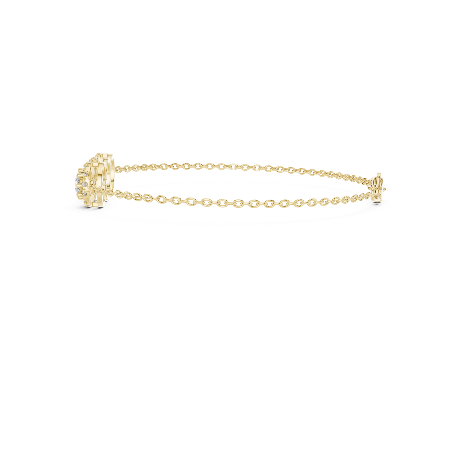Natural Diamond Charm Bracelet – 1.29ct H/VS1 Timeless Opulence Prestige