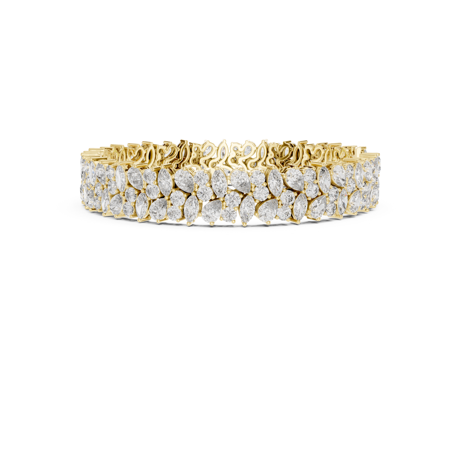 Natural Diamond Tennis Bracelet – 13.50ct GH/VS Regal Aura Heritage Collection