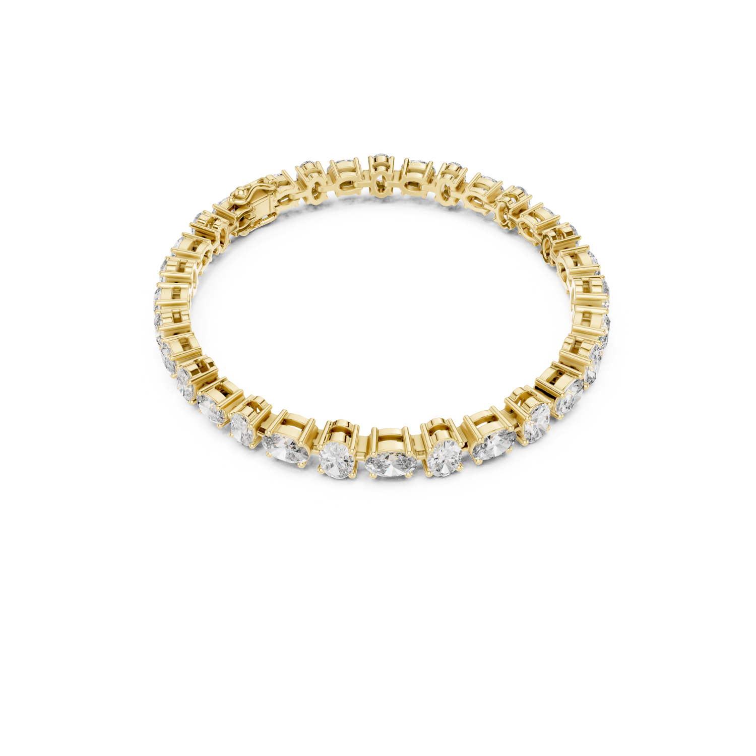 Natural Diamond Tennis Bracelet – 7.71ct H/VS1 Crowned Brilliance Heritage Collection