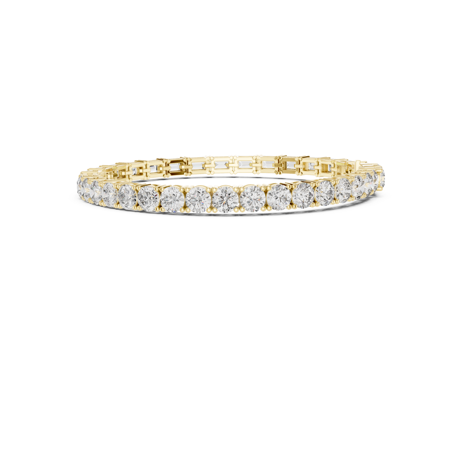 Natural Diamond Tennis Bracelet –12.60ct J/VS2 Opulent Crown Luxe Edition