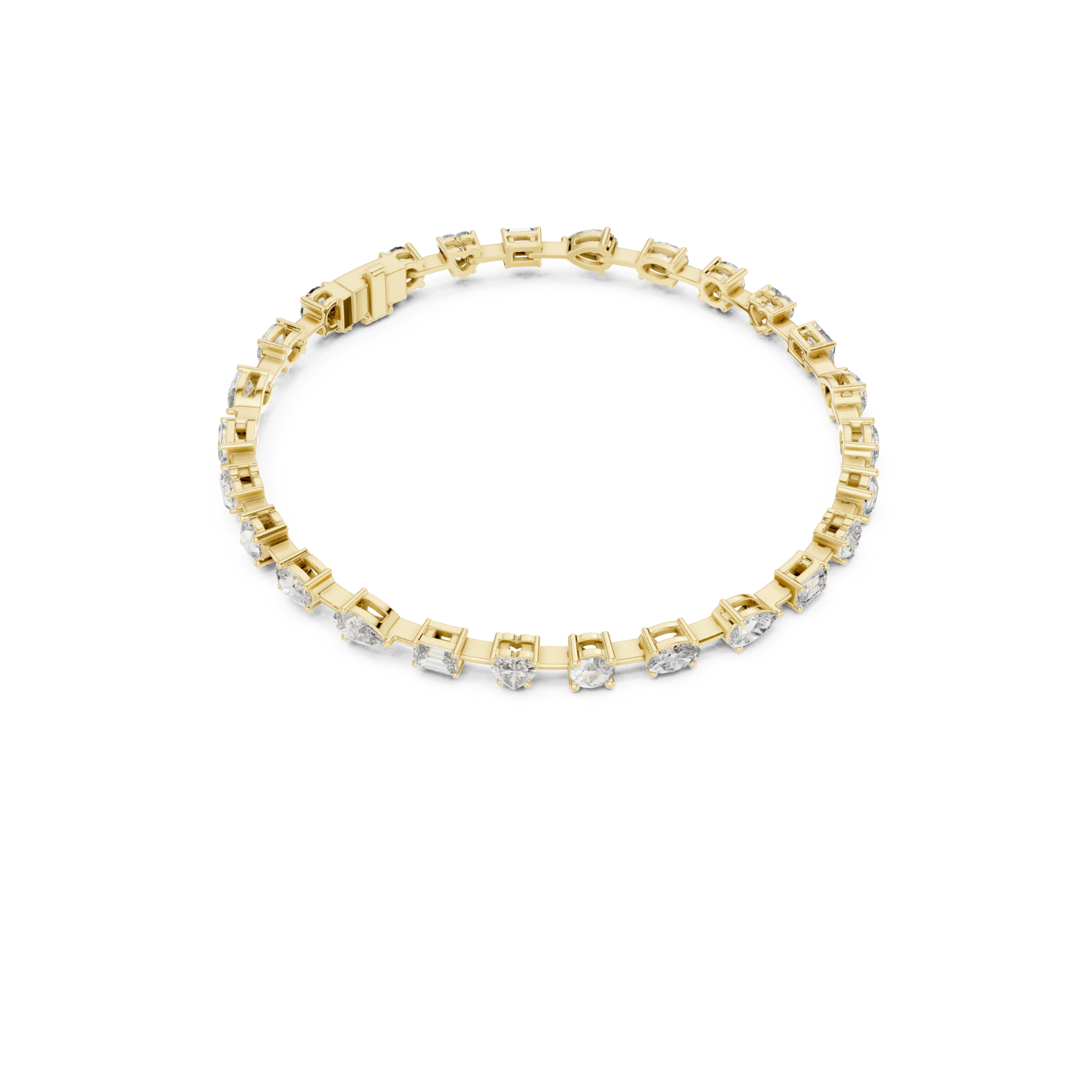 Natural Diamond Tennis Bracelet – 3.99ct GH/VS Supreme Royal Luxe
