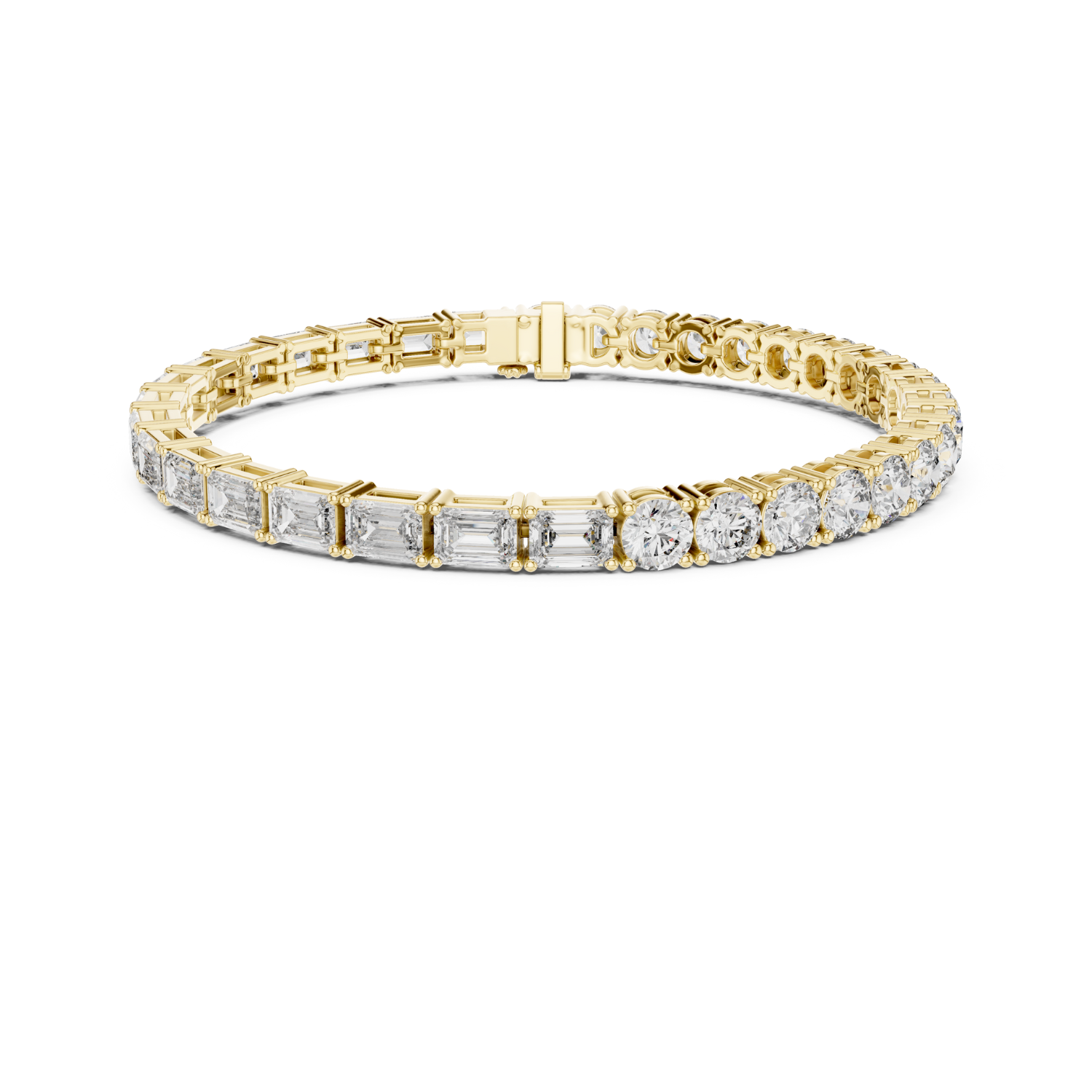 Natural Diamond Tennis Bracelet –12.60ct J/VS2 Opulent Crown Luxe Edition